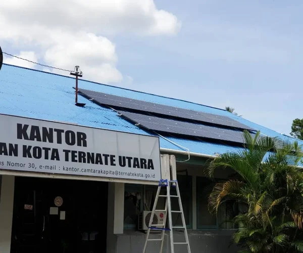 PV di Kantor Kecamatan Ternate Utara
